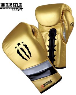 MS-1004 BOXING GLOVES IN GOLD