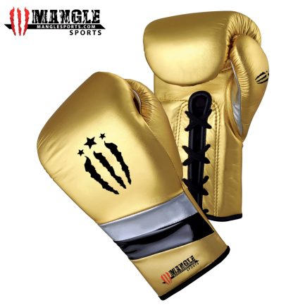 MS-1004 BOXING GLOVES IN GOLD